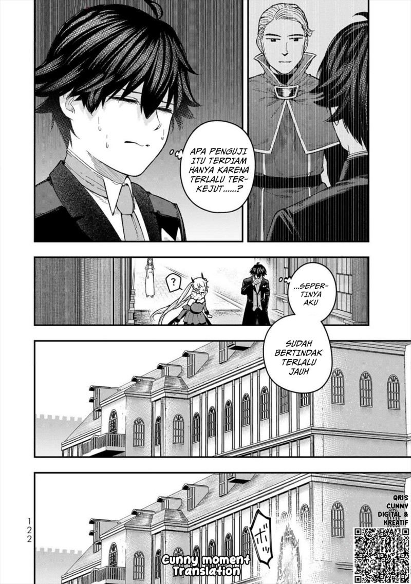 Halaman 37 dari Gomi Ika da to Tsuihou Sareta Shiyounin, Jitsu wa Zense Kenja desu: Shijou Saikyou no Kenja, Sekai Saikouhou no Gakuen ni Kayou Chapter 3