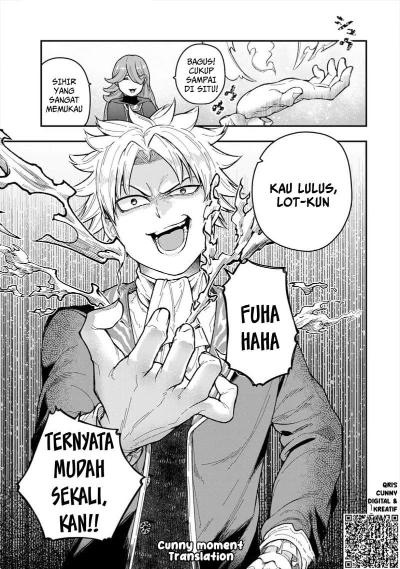 Halaman 38 dari Gomi Ika da to Tsuihou Sareta Shiyounin, Jitsu wa Zense Kenja desu: Shijou Saikyou no Kenja, Sekai Saikouhou no Gakuen ni Kayou Chapter 3