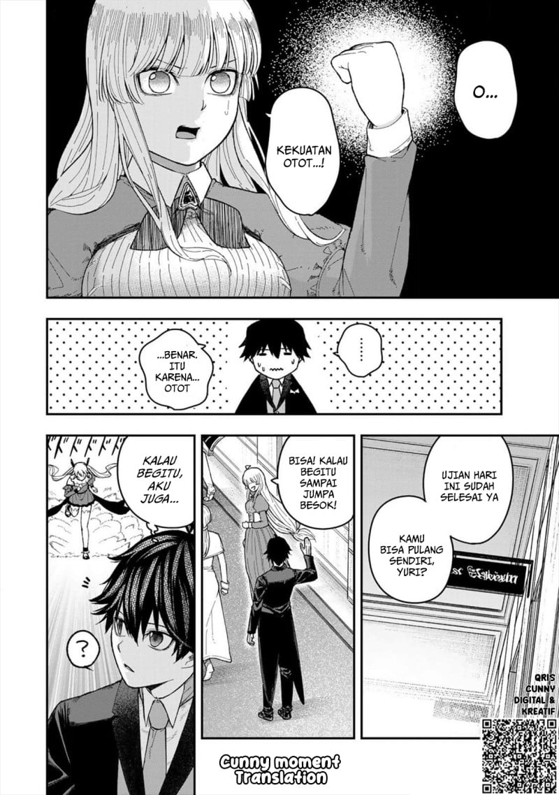 Halaman 6 dari Gomi Ika da to Tsuihou Sareta Shiyounin, Jitsu wa Zense Kenja desu: Shijou Saikyou no Kenja, Sekai Saikouhou no Gakuen ni Kayou Chapter 3