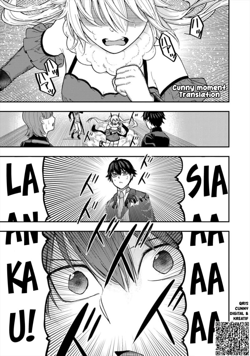 Halaman 7 dari Gomi Ika da to Tsuihou Sareta Shiyounin, Jitsu wa Zense Kenja desu: Shijou Saikyou no Kenja, Sekai Saikouhou no Gakuen ni Kayou Chapter 3
