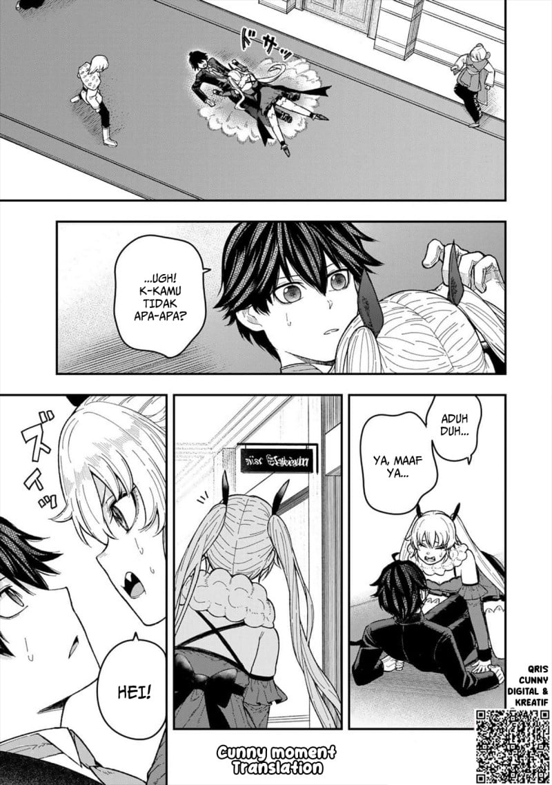 Halaman 9 dari Gomi Ika da to Tsuihou Sareta Shiyounin, Jitsu wa Zense Kenja desu: Shijou Saikyou no Kenja, Sekai Saikouhou no Gakuen ni Kayou Chapter 3