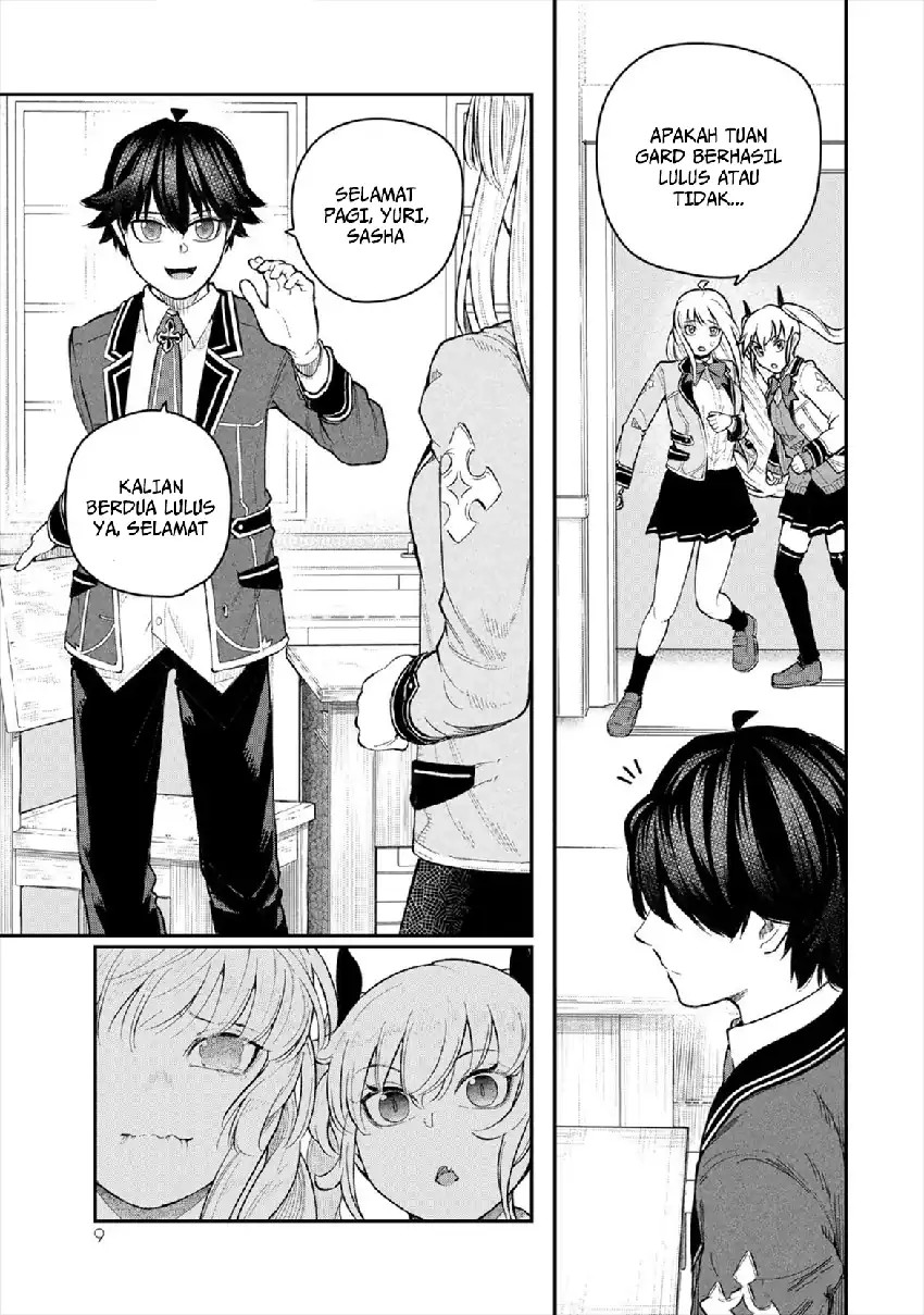 Halaman 11 dari Gomi Ika da to Tsuihou Sareta Shiyounin, Jitsu wa Zense Kenja desu: Shijou Saikyou no Kenja, Sekai Saikouhou no Gakuen ni Kayou Chapter 5