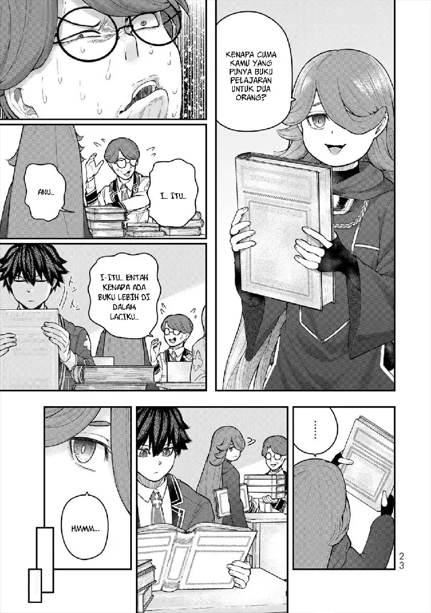 Halaman 25 dari Gomi Ika da to Tsuihou Sareta Shiyounin, Jitsu wa Zense Kenja desu: Shijou Saikyou no Kenja, Sekai Saikouhou no Gakuen ni Kayou Chapter 5