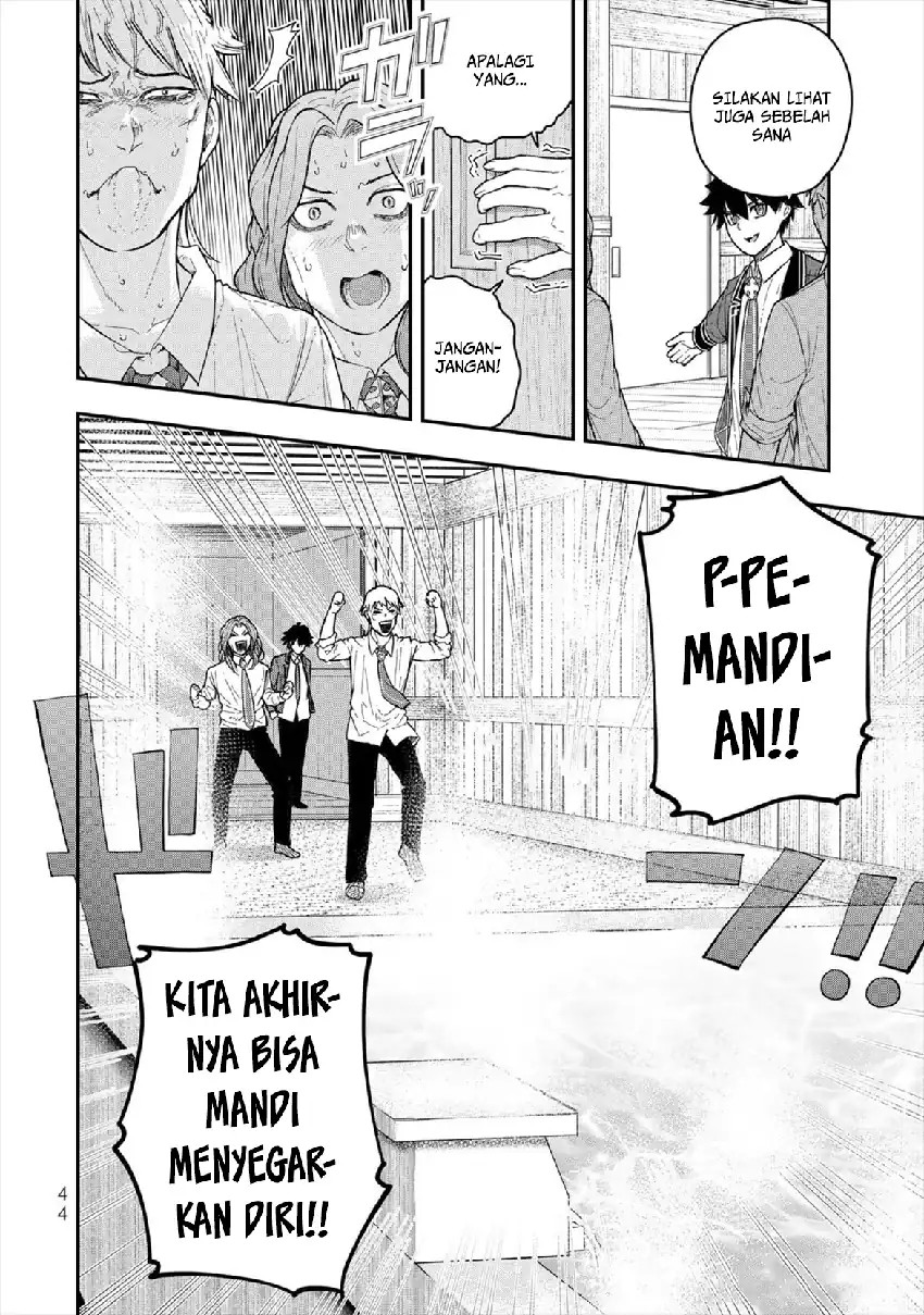 Halaman 46 dari Gomi Ika da to Tsuihou Sareta Shiyounin, Jitsu wa Zense Kenja desu: Shijou Saikyou no Kenja, Sekai Saikouhou no Gakuen ni Kayou Chapter 5