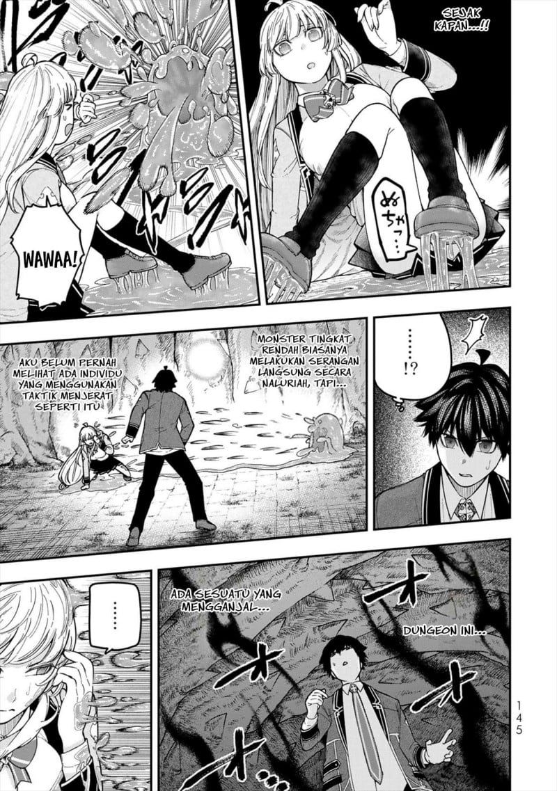 Halaman 7 dari Gomi Ika da to Tsuihou Sareta Shiyounin, Jitsu wa Zense Kenja desu: Shijou Saikyou no Kenja, Sekai Saikouhou no Gakuen ni Kayou Chapter 8