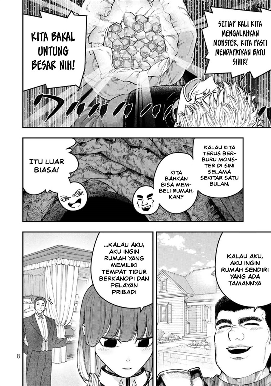Halaman 10 dari Gomi Ika da to Tsuihou Sareta Shiyounin, Jitsu wa Zense Kenja desu: Shijou Saikyou no Kenja, Sekai Saikouhou no Gakuen ni Kayou Chapter 9