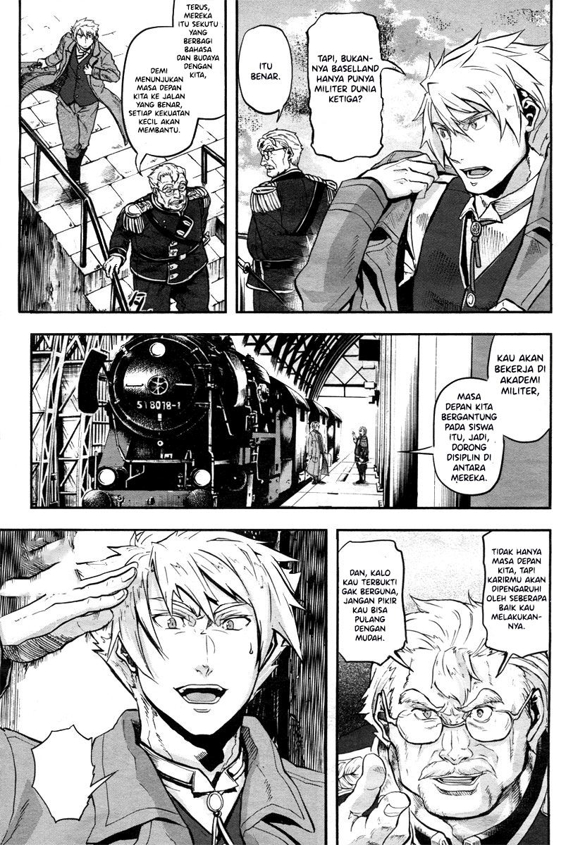Halaman 11 dari Gunka no Baltzar Chapter 1