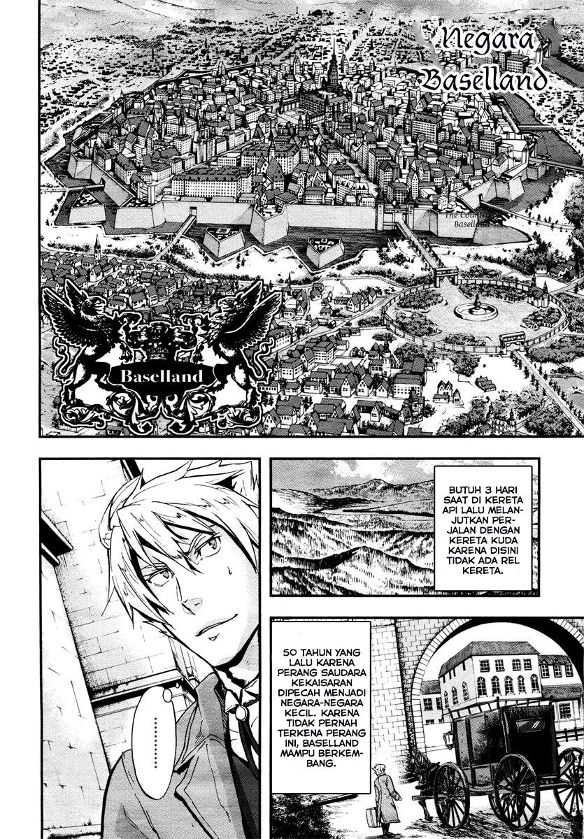 Halaman 12 dari Gunka no Baltzar Chapter 1