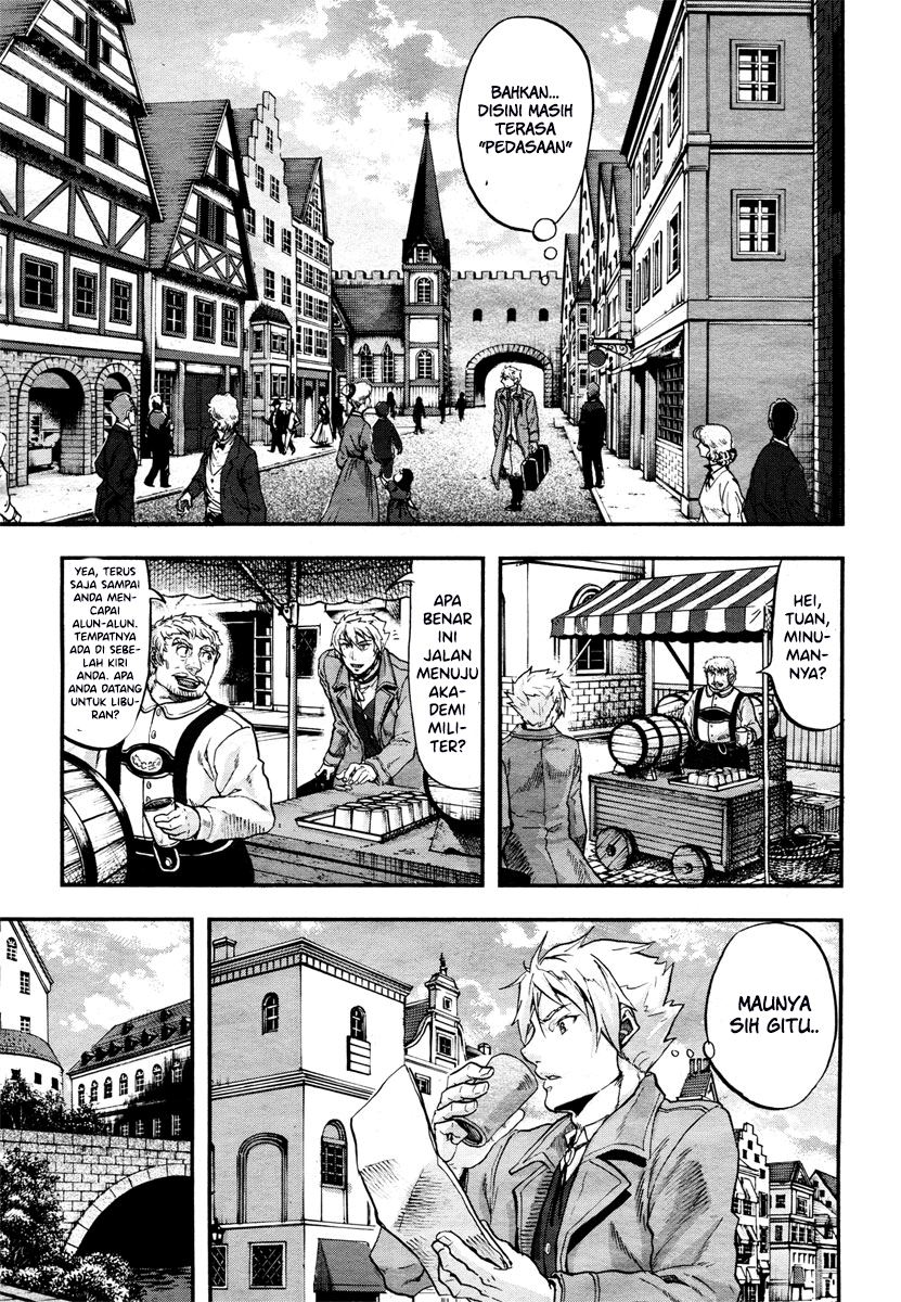 Halaman 13 dari Gunka no Baltzar Chapter 1