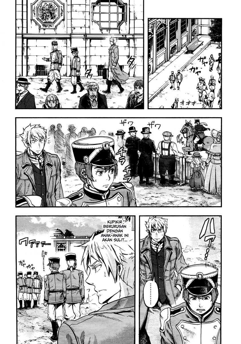 Halaman 22 dari Gunka no Baltzar Chapter 1