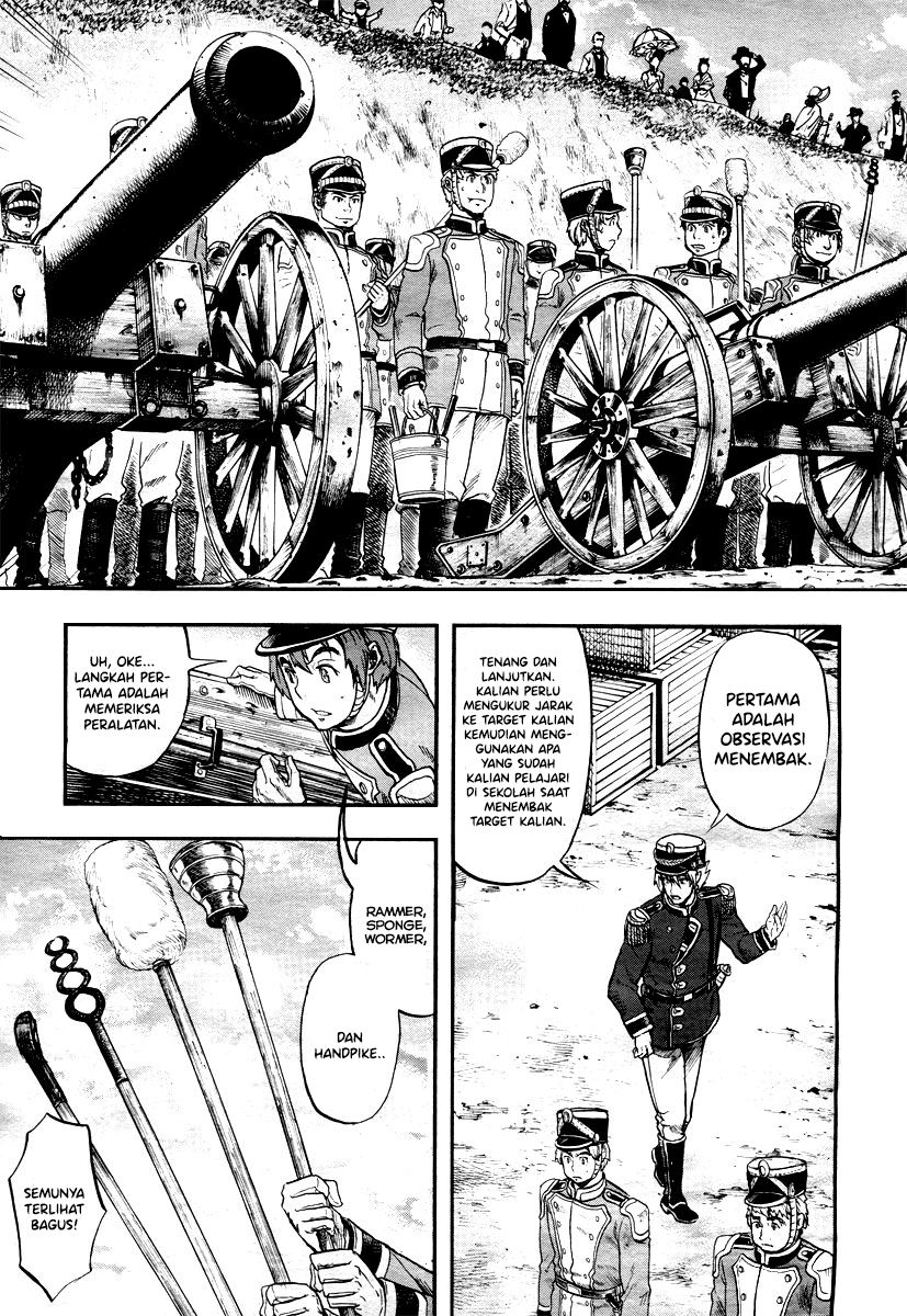 Halaman 33 dari Gunka no Baltzar Chapter 1