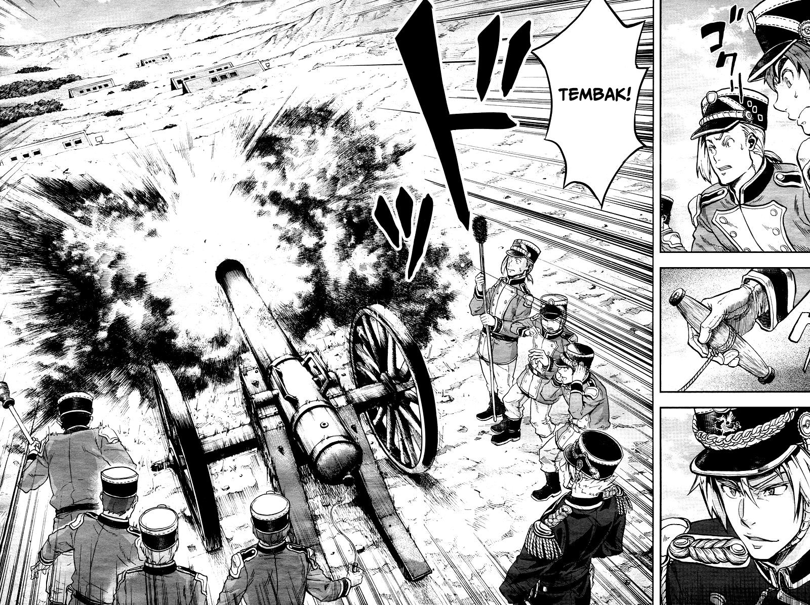 Halaman 38 dari Gunka no Baltzar Chapter 1
