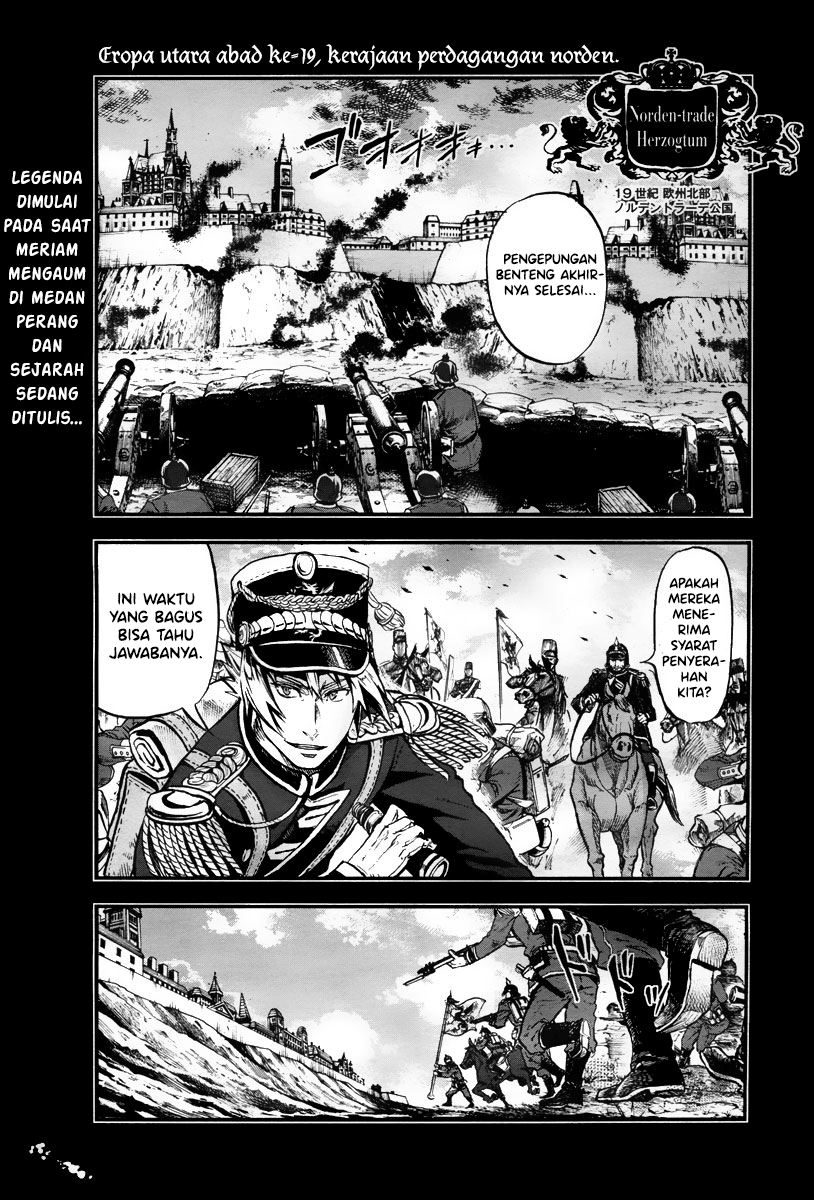 Halaman 4 dari Gunka no Baltzar Chapter 1