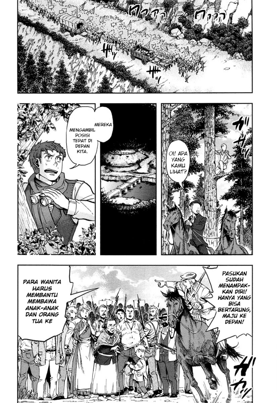 Halaman 14 dari Gunka no Baltzar Chapter 10