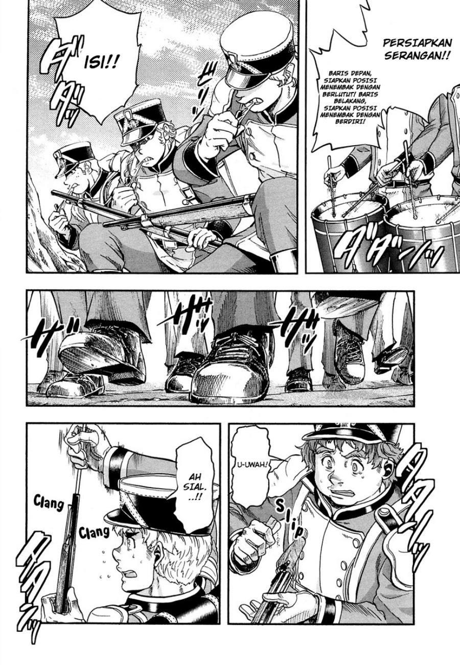 Halaman 19 dari Gunka no Baltzar Chapter 10