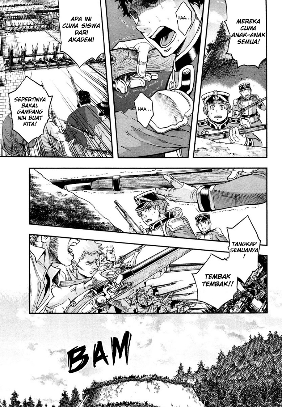 Halaman 22 dari Gunka no Baltzar Chapter 10