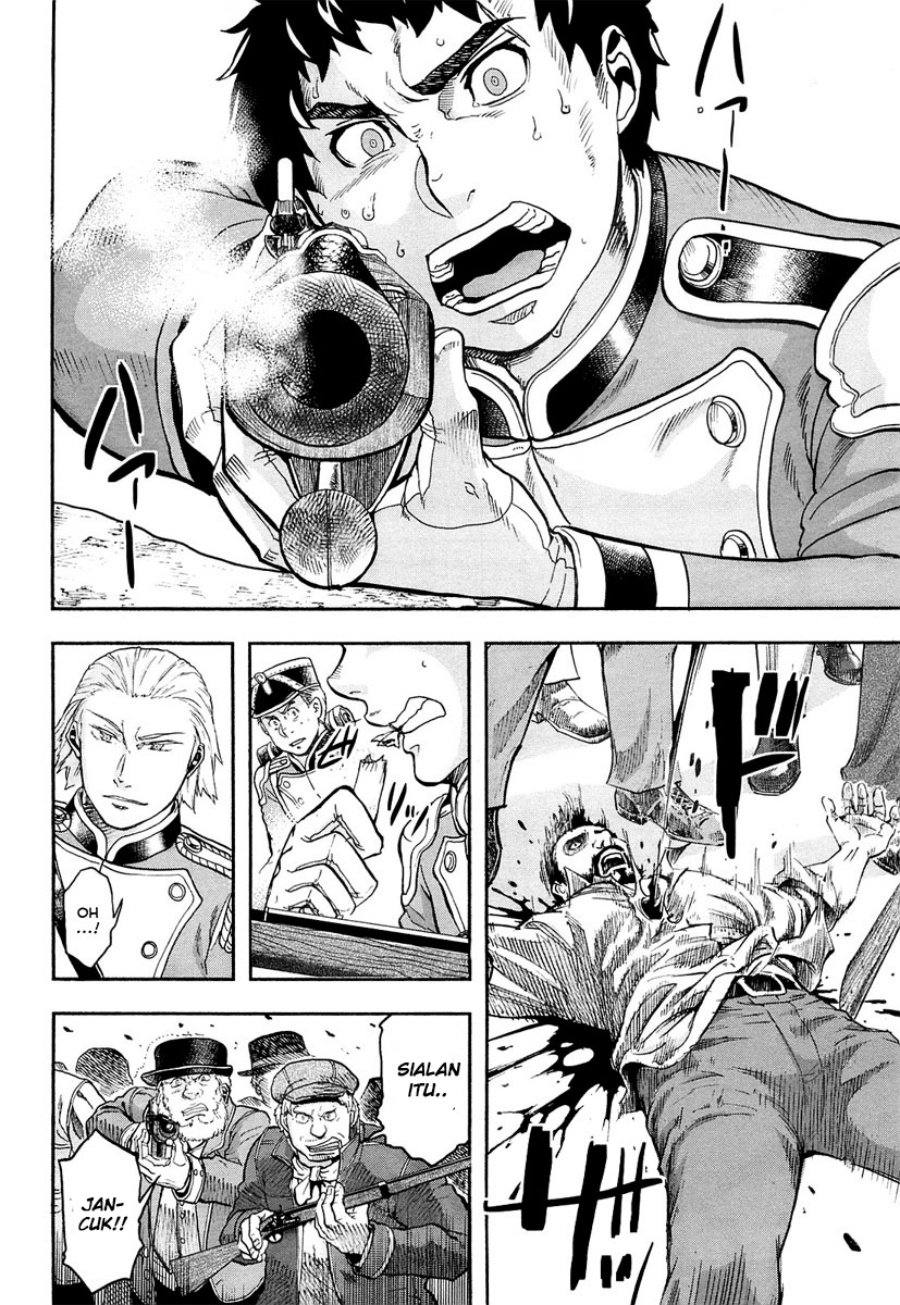 Halaman 23 dari Gunka no Baltzar Chapter 10