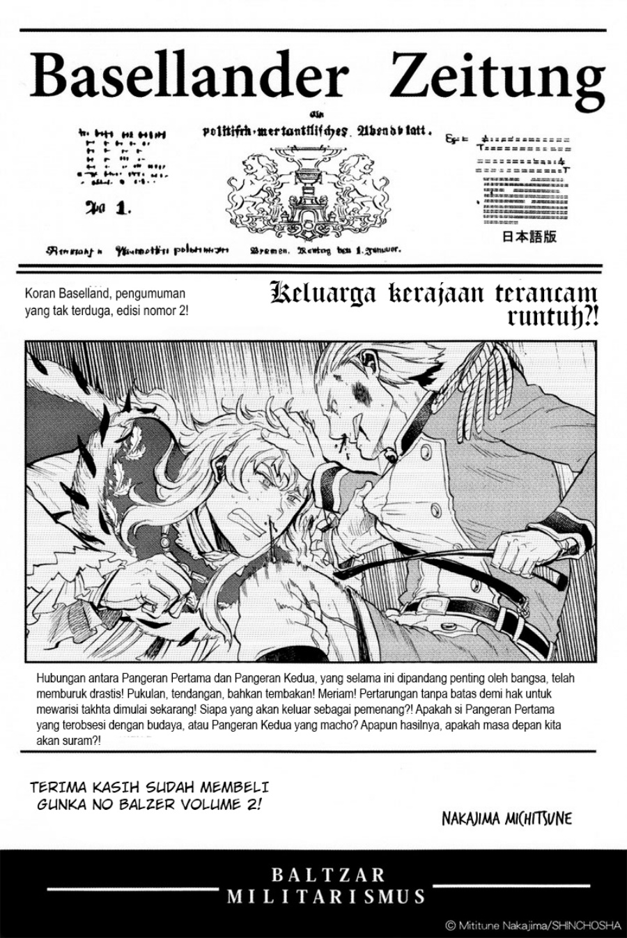 Halaman 49 dari Gunka no Baltzar Chapter 10