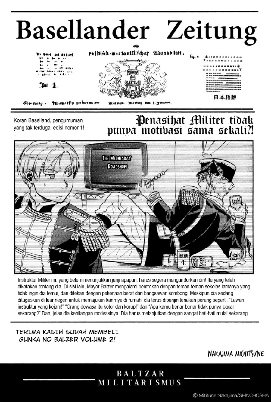 Halaman 50 dari Gunka no Baltzar Chapter 10