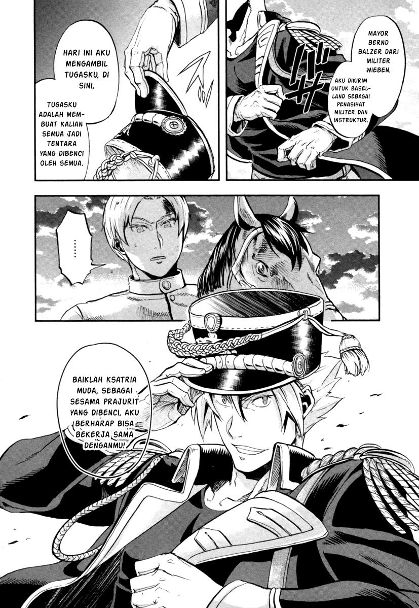 Halaman 36 dari Gunka no Baltzar Chapter 2