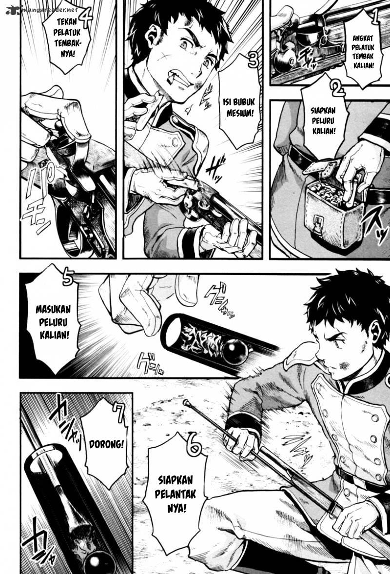Halaman 15 dari Gunka no Baltzar Chapter 3