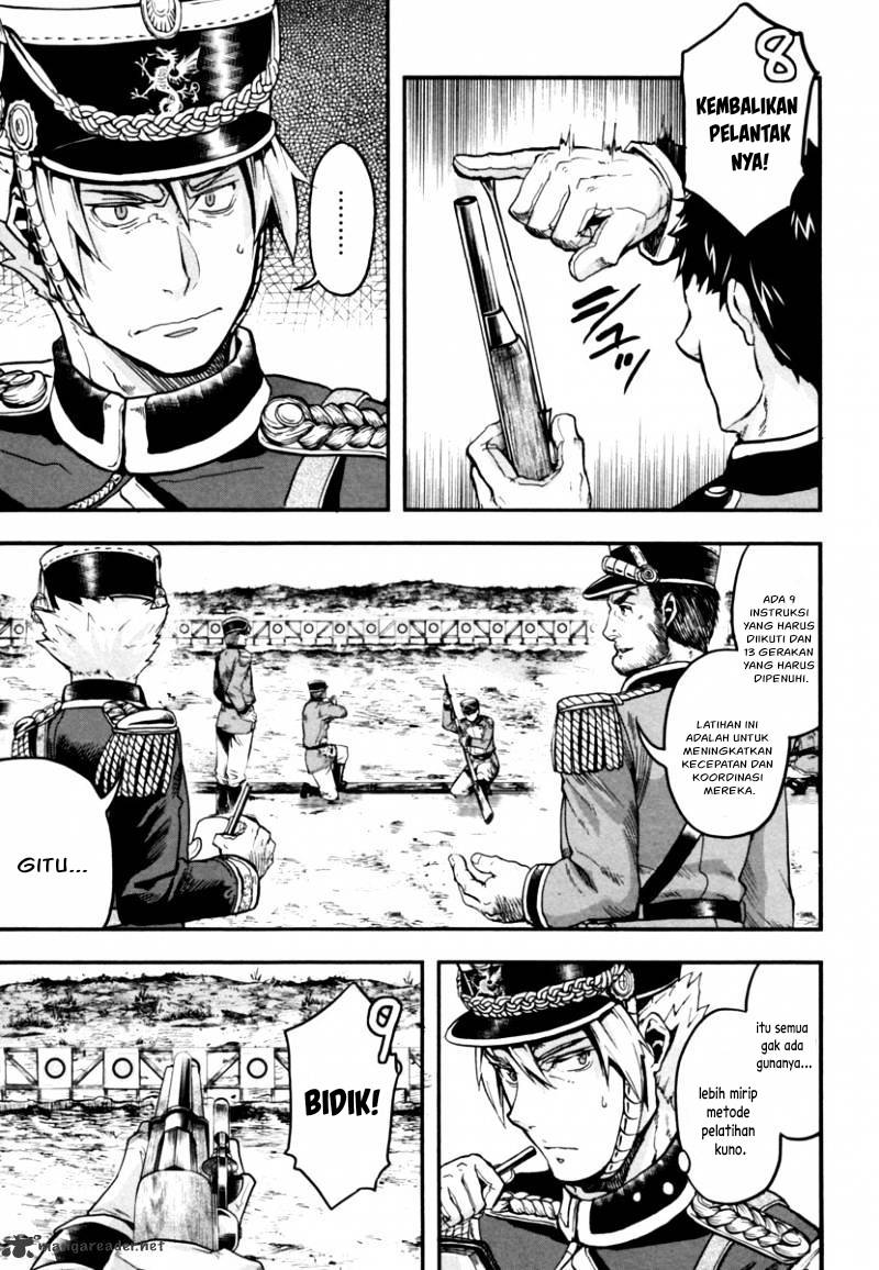 Halaman 16 dari Gunka no Baltzar Chapter 3
