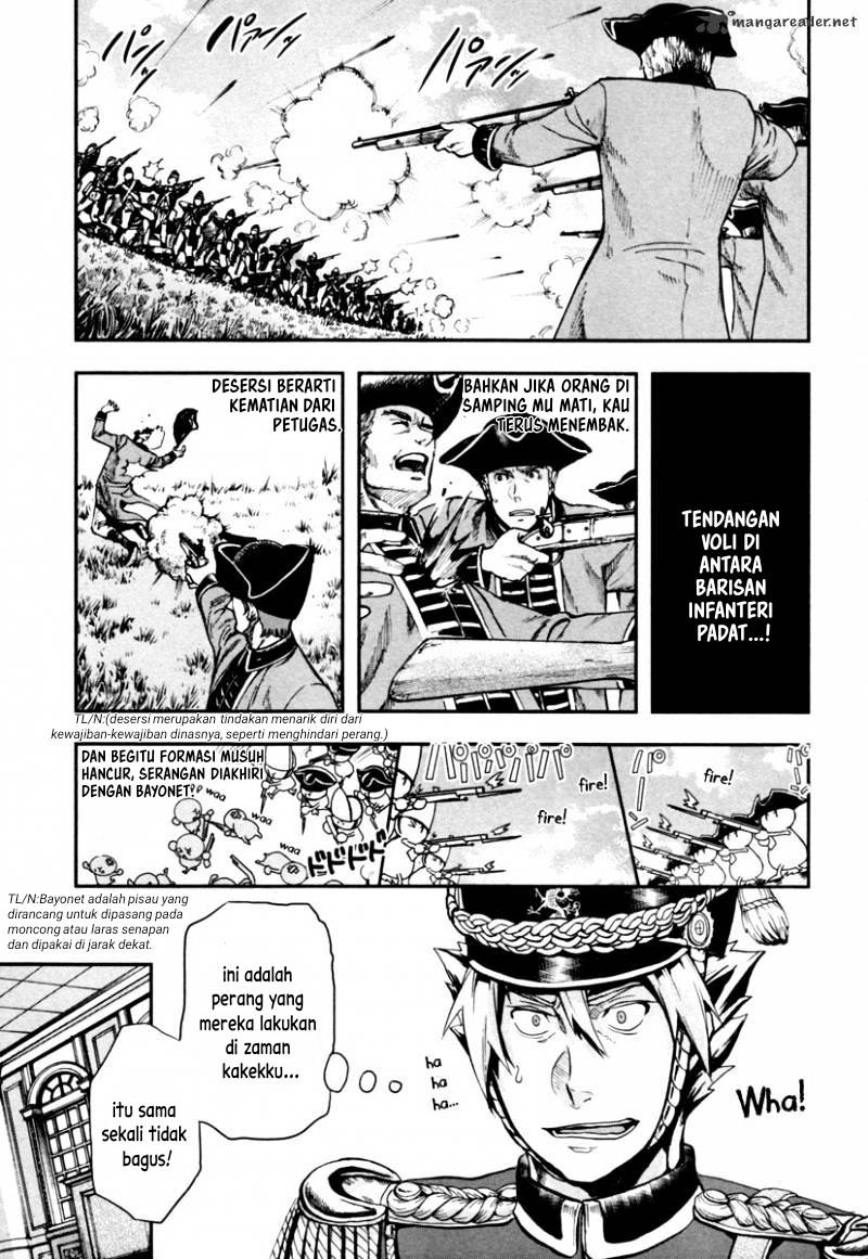 Halaman 18 dari Gunka no Baltzar Chapter 3