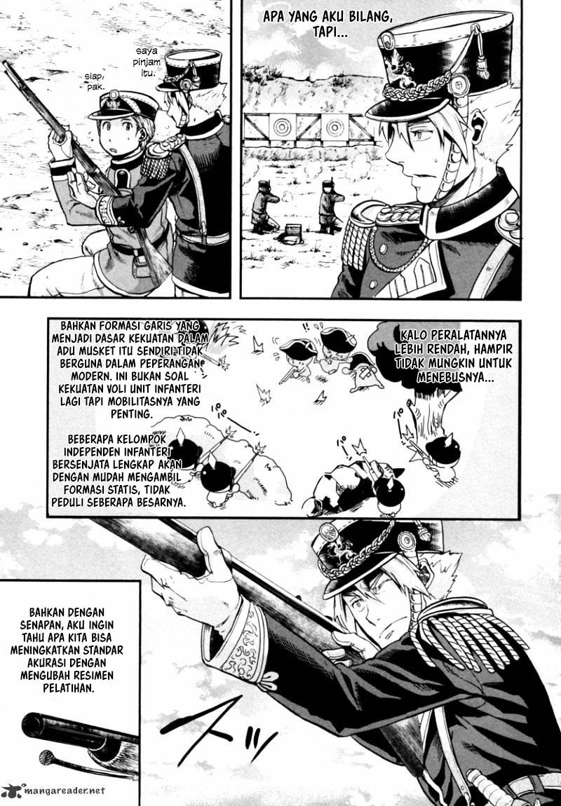 Halaman 22 dari Gunka no Baltzar Chapter 3