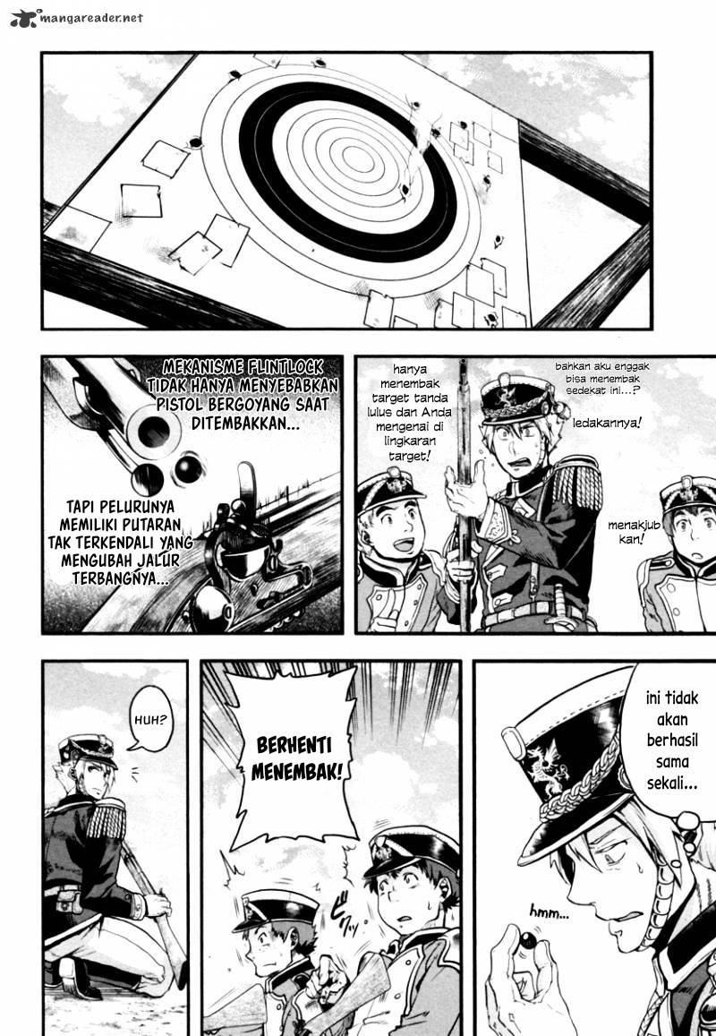 Halaman 23 dari Gunka no Baltzar Chapter 3