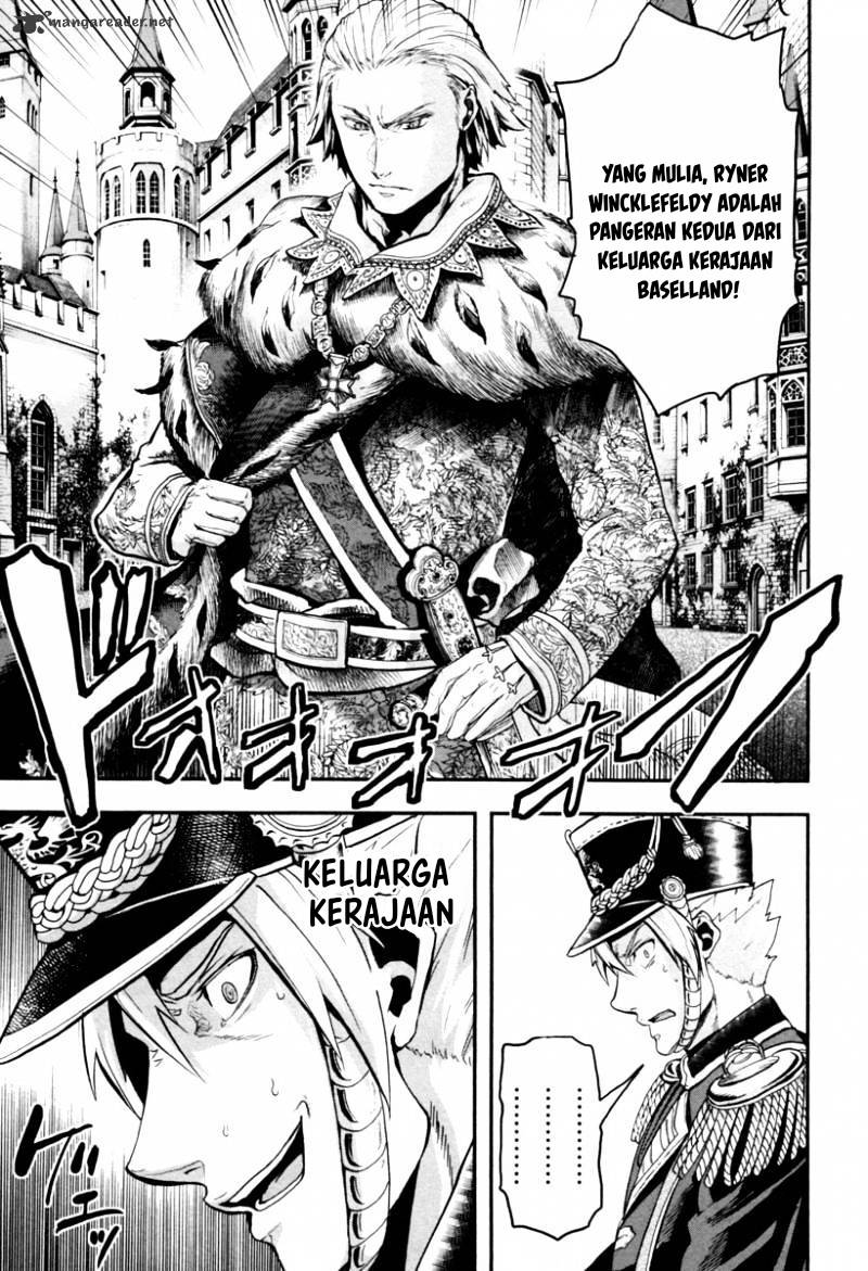 Halaman 34 dari Gunka no Baltzar Chapter 3