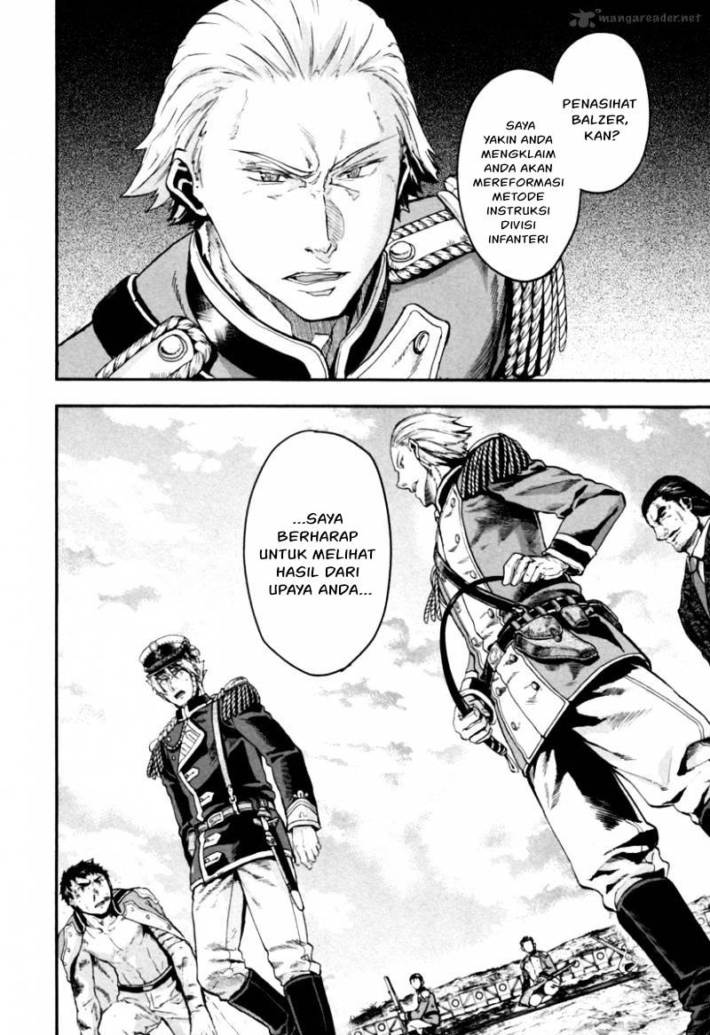 Halaman 35 dari Gunka no Baltzar Chapter 3