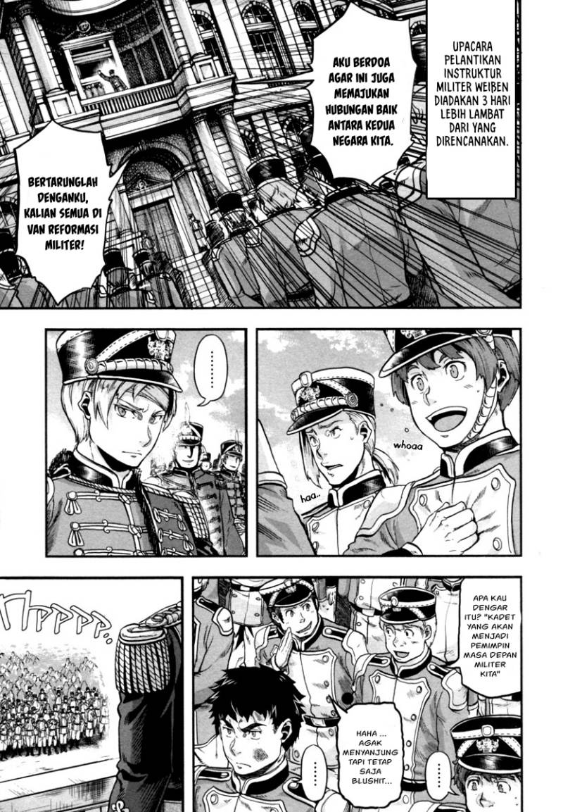 Halaman 6 dari Gunka no Baltzar Chapter 3