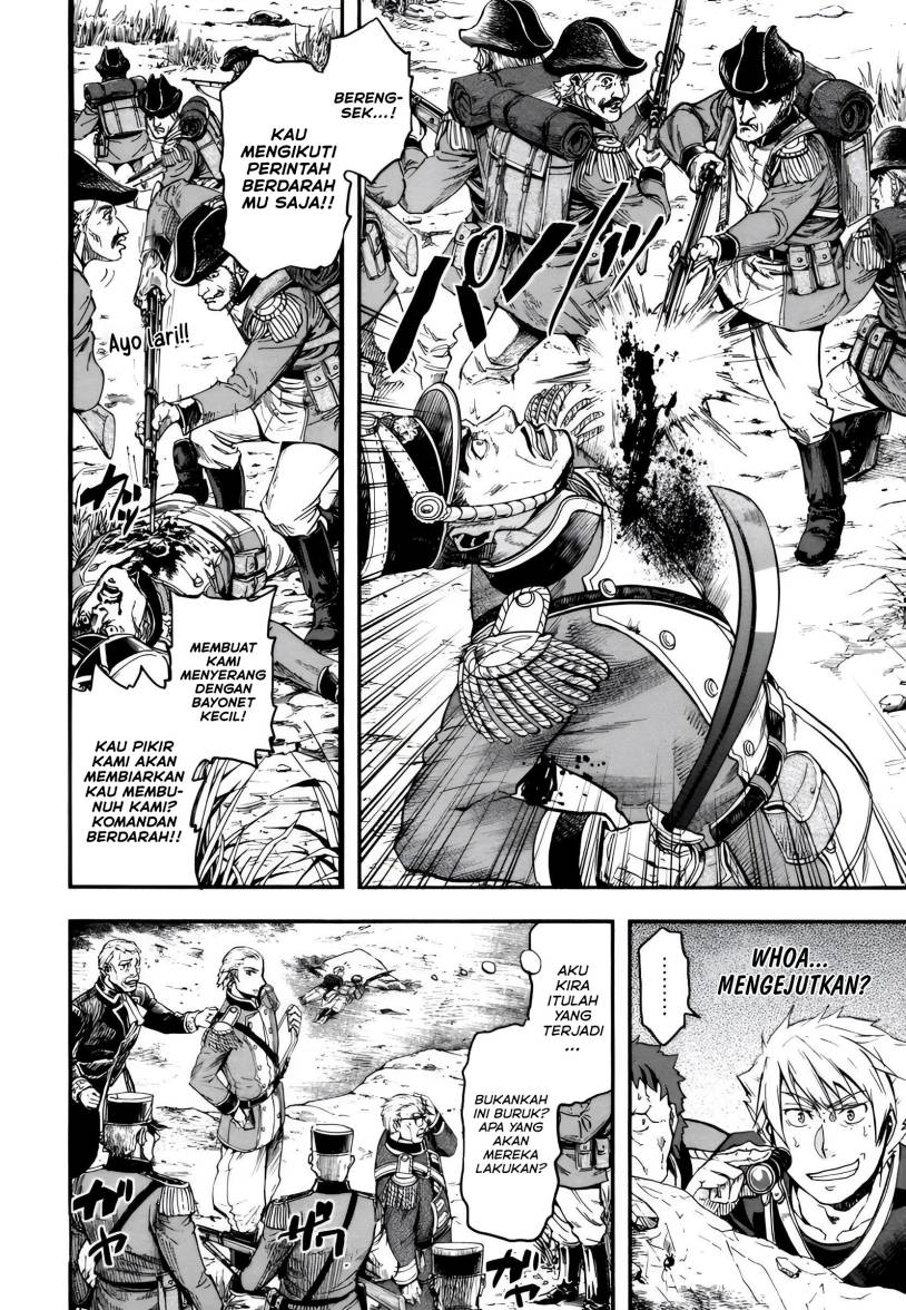 Halaman 18 dari Gunka no Baltzar Chapter 5