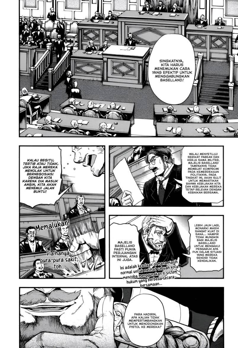 Halaman 26 dari Gunka no Baltzar Chapter 5