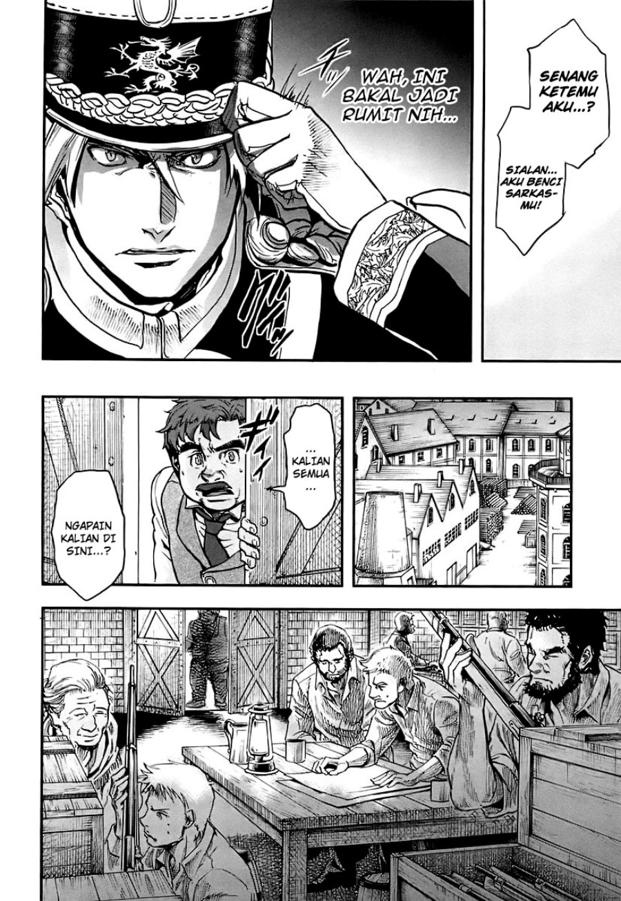 Halaman 34 dari Gunka no Baltzar Chapter 7