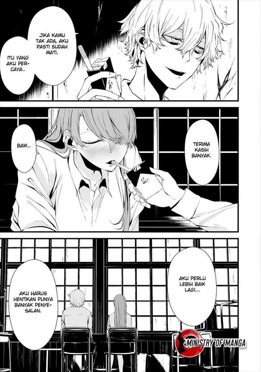 Halaman 23 dari Hachigatsu Kokonoka Boku wa Kimi ni Kuwareru. Chapter 10