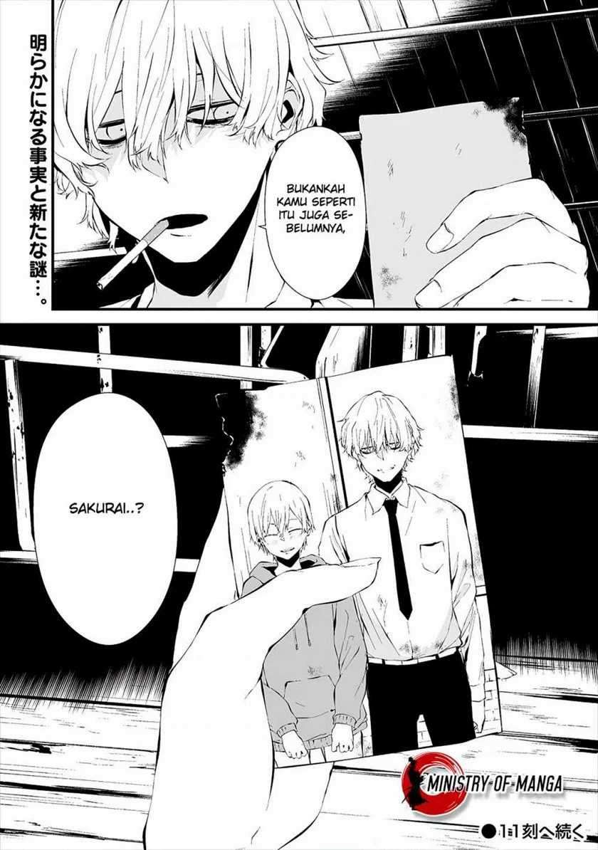 Halaman 24 dari Hachigatsu Kokonoka Boku wa Kimi ni Kuwareru. Chapter 10