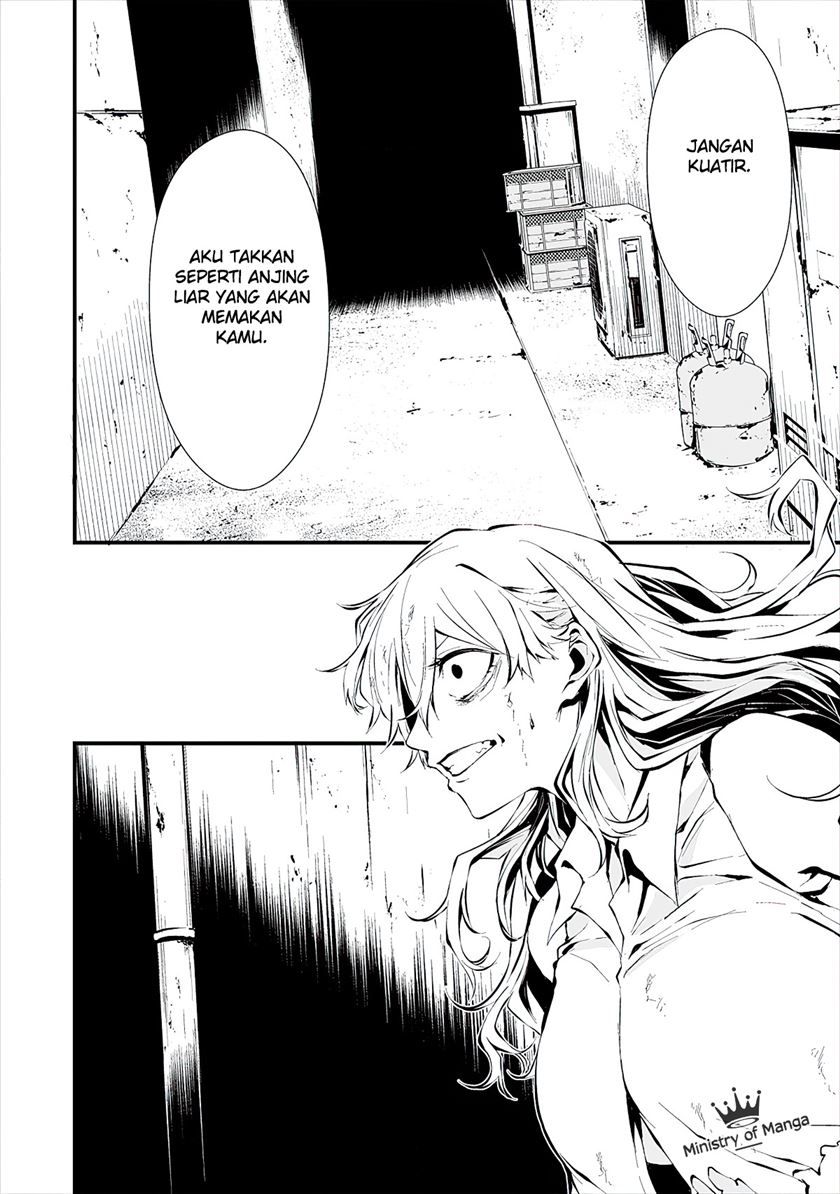 Halaman 10 dari Hachigatsu Kokonoka Boku wa Kimi ni Kuwareru. Chapter 7