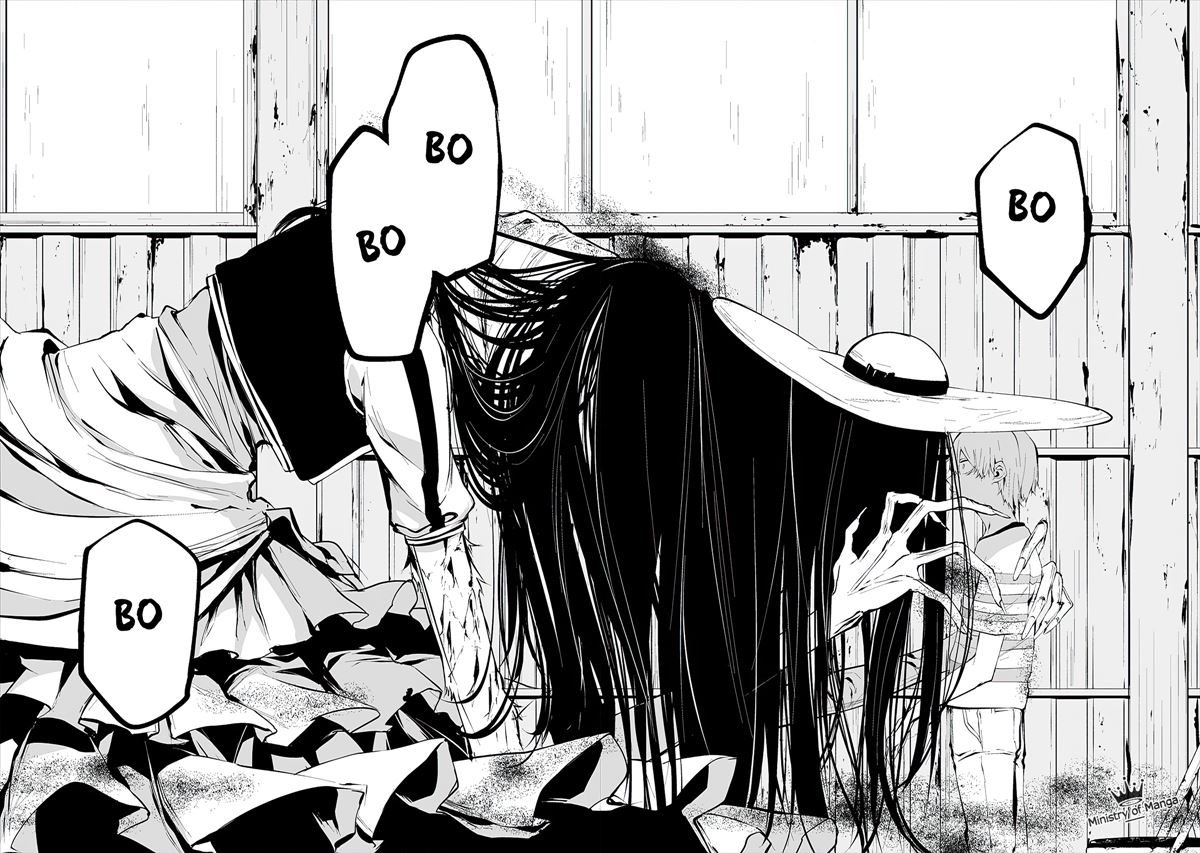 Halaman 22 dari Hachigatsu Kokonoka Boku wa Kimi ni Kuwareru. Chapter 7