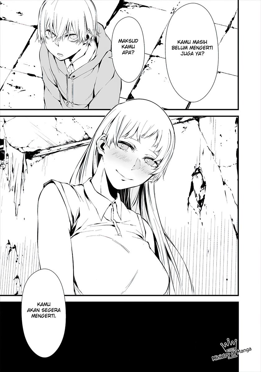 Halaman 4 dari Hachigatsu Kokonoka Boku wa Kimi ni Kuwareru. Chapter 7