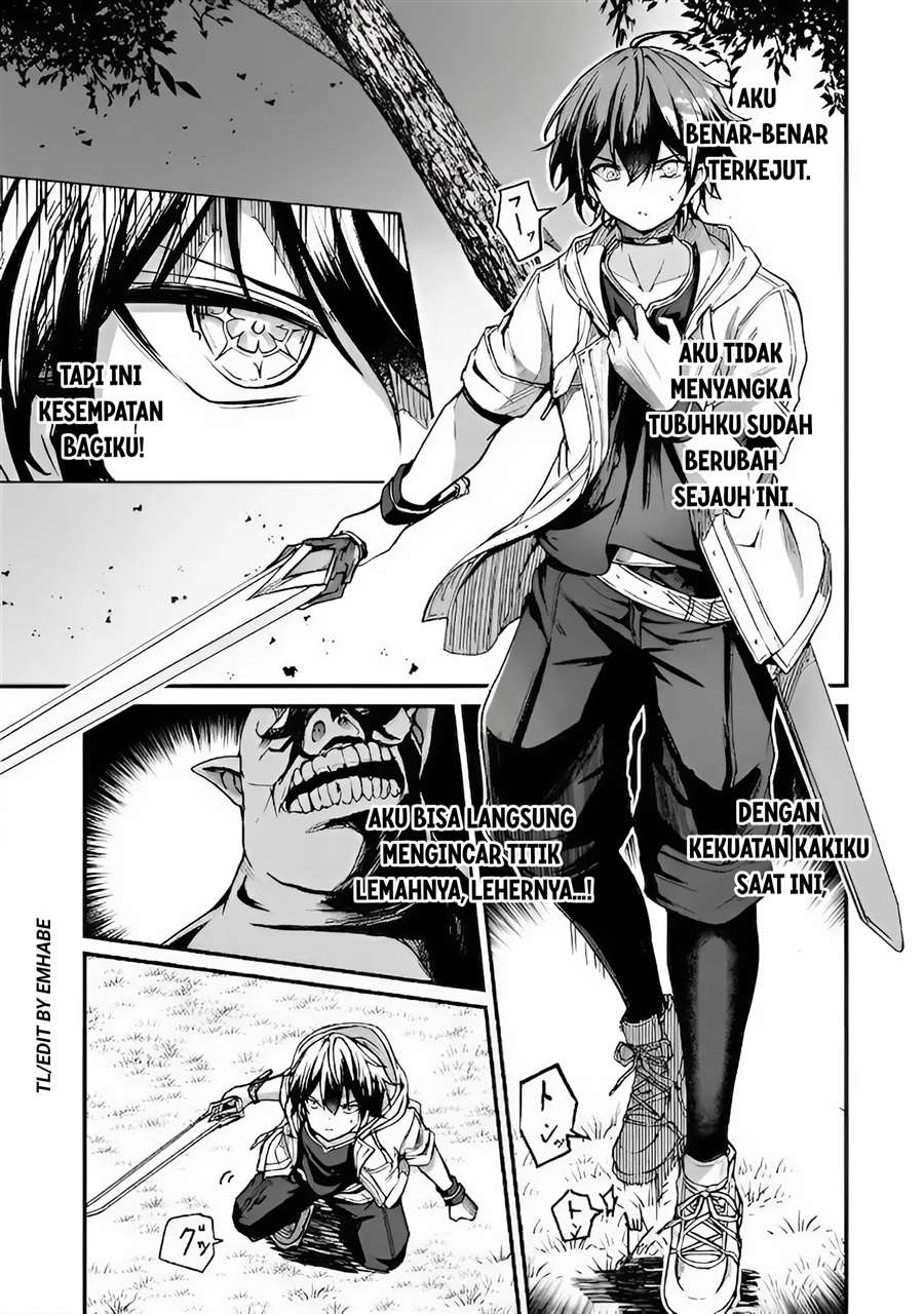 Hai no Sekai wa Kami no Me de Irozuku: Ore dake Mieru Status de, Saijaku kara Saikyou e Kakeagaru chapter 16 halaman 12