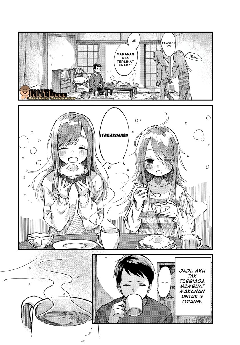 Halaman 3 dari Harapeko Oyako to Motokare Yanushi Chapter 1