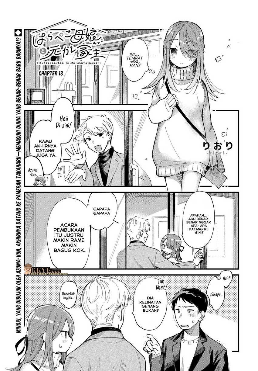 Halaman 2 dari Harapeko Oyako to Motokare Yanushi Chapter 13
