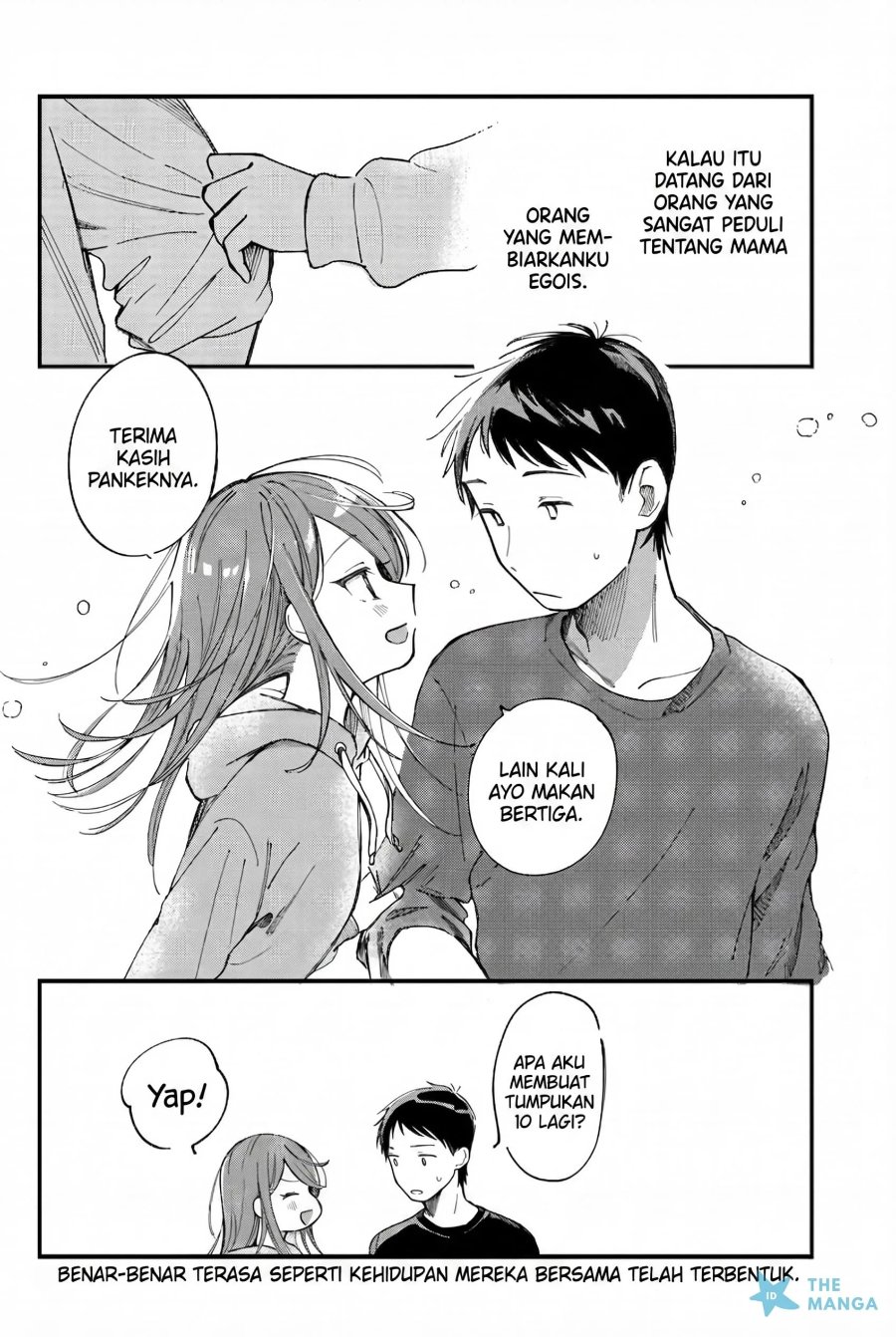 Halaman 13 dari Harapeko Oyako to Motokare Yanushi Chapter 15