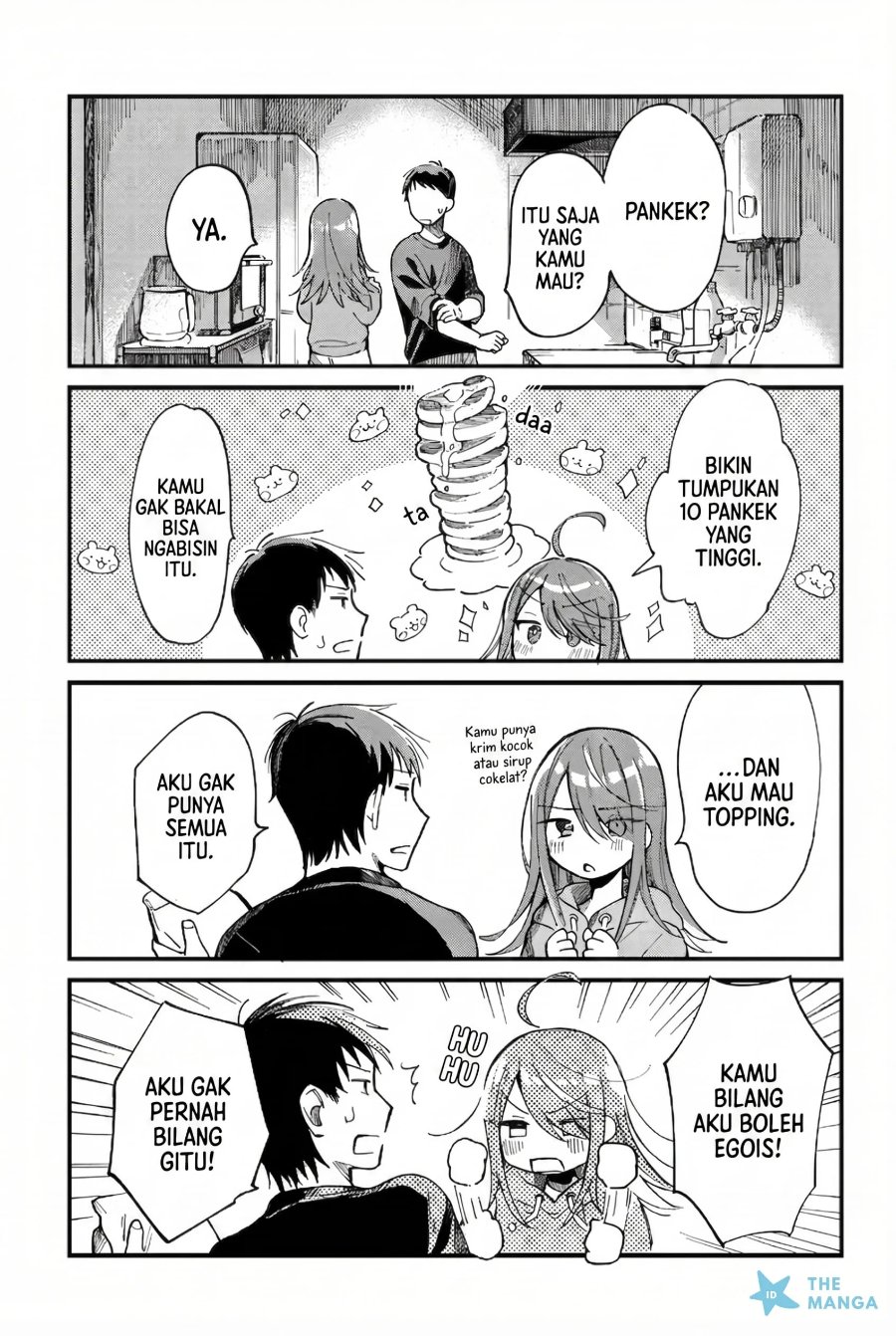 Halaman 4 dari Harapeko Oyako to Motokare Yanushi Chapter 15