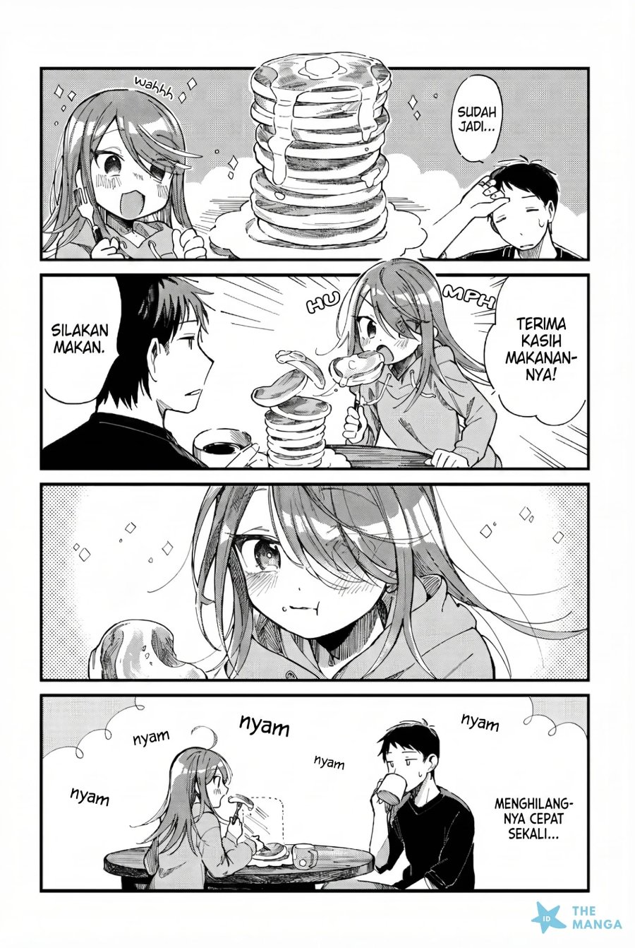 Halaman 9 dari Harapeko Oyako to Motokare Yanushi Chapter 15