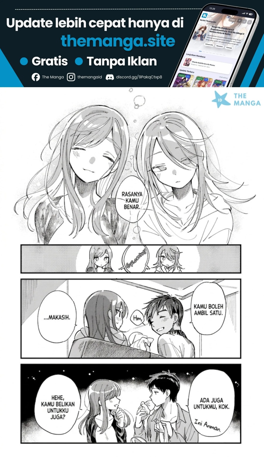 Halaman 13 dari Harapeko Oyako to Motokare Yanushi Chapter 26