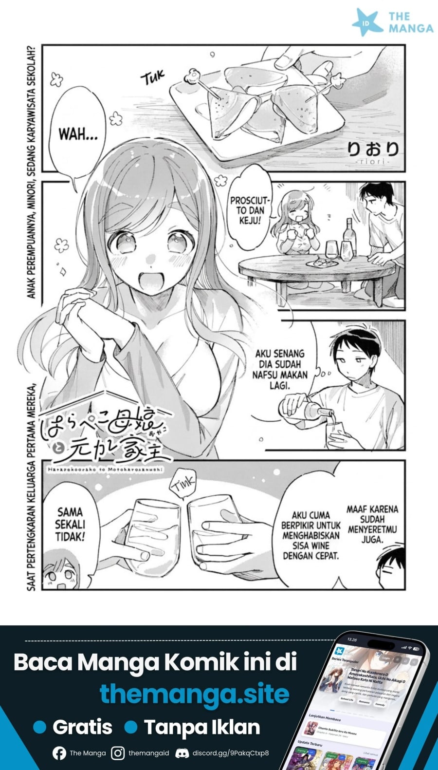 Halaman 2 dari Harapeko Oyako to Motokare Yanushi Chapter 27