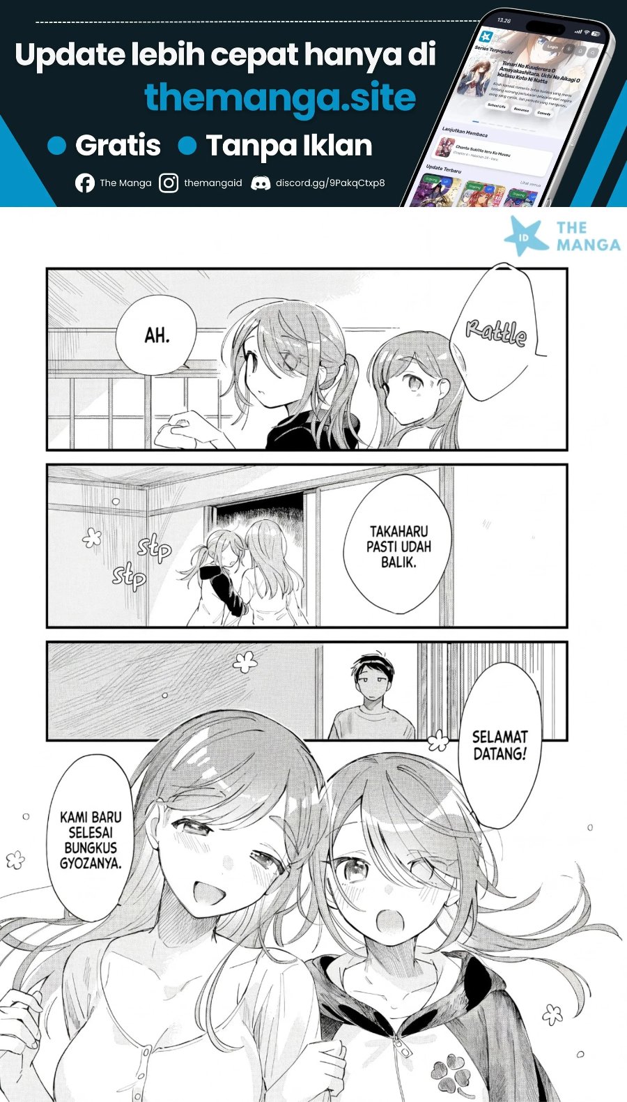 Halaman 13 dari Harapeko Oyako to Motokare Yanushi Chapter 28