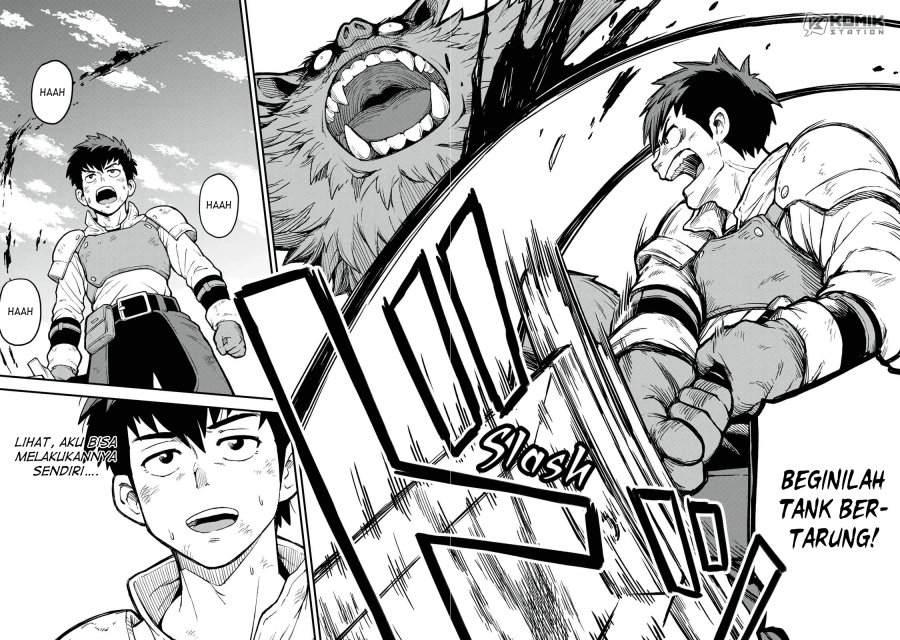 Halaman 12 dari Hazure Skill "Level Up" no Sei de Party wo Tsuihousareta Shounen wa, Level wo Agete Butsuri de Naguru Chapter 1